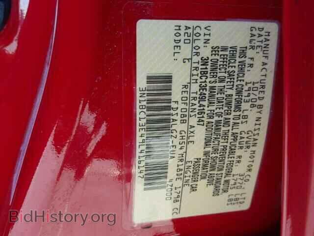 2009 NISSAN VERSA - VIN: 3N1BC13E49L416147 - Фото 10