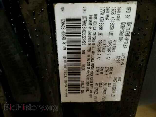 2003 DODGE RAM 1500 - VIN: 1D7HA18N63S227021 - Photo 10