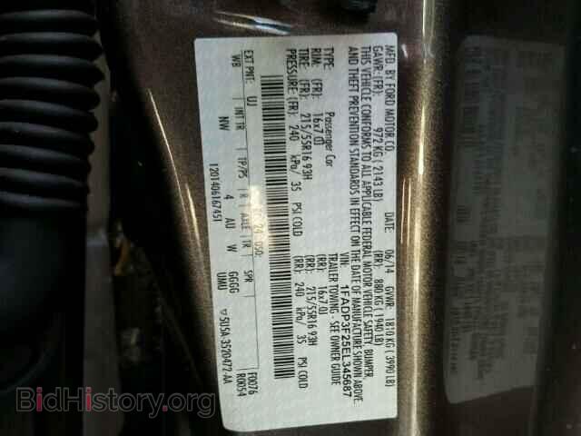 2014 FORD FOCUS - VIN: 1FADP3F25EL345687 - Photo 10