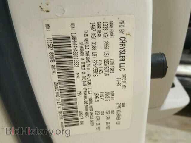 2008 DODGE CARAVAN - VIN: 1D8HN44H48B112829 - Фото 10