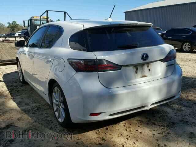 2011 LEXUS CT 200 - VIN: JTHKD5BH4B2040990 - Фото 3
