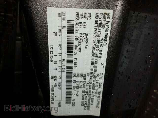 2013 FORD FOCUS - VIN: 1FADP3F2XDL292242 - Photo 10