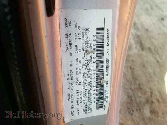2001 MITSUBISHI ECLIPSE - VIN: 4A3AE55H21E010628 - Photo 10