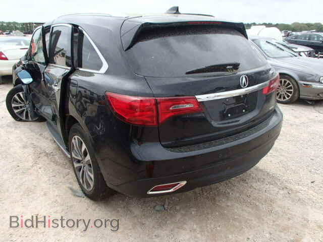 2014 ACURA MDX - VIN: 5FRYD4H49EB001127 - Фото 3