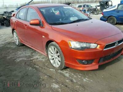 2009 Mitsubishi LANCER Lancer GTS, оранжевый — VIN JA3AU86W79U040924, Copart