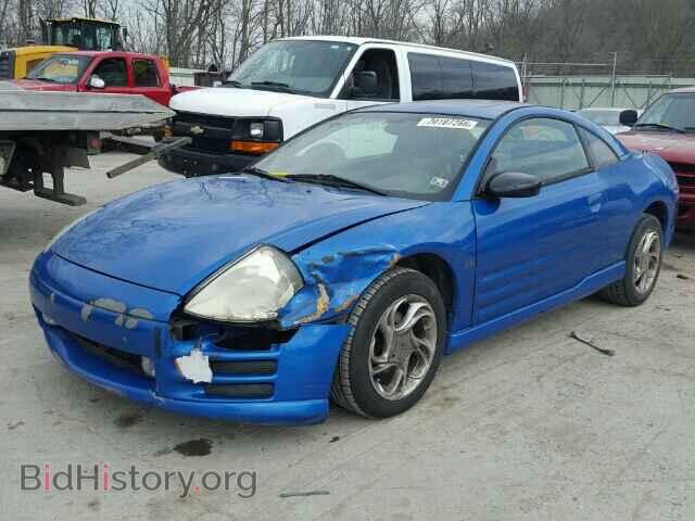 2002 MITSUBISHI ECLIPSE - VIN: 4A3AC54H32E075318 - Фото 2