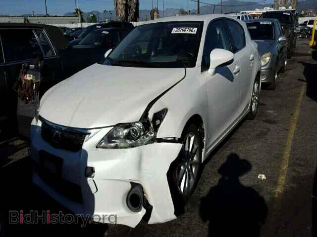 2012 LEXUS CT 200 - VIN: JTHKD5BH7C2074827 - Фото 2