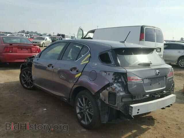 2012 LEXUS CT 200 - VIN: JTHKD5BH1C2085032 - Фото 3