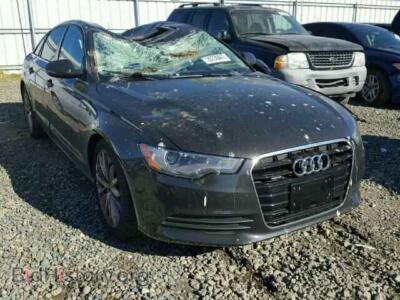 2012 Audi A6 A6 3.0 QUA, черный — VIN WAUBGAFC0CN004596, Copart