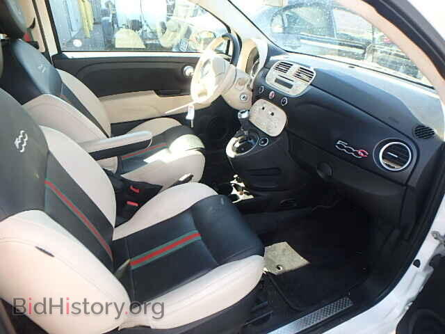 2012 FIAT 500 - VIN: 3C3CFFER6CT277771 - Фото 5