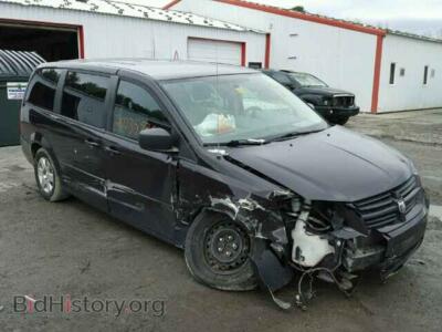 2010 Dodge CARAVAN GRAND CARA, burgundy — VIN 2D4RN4DE3AR298222, Copart