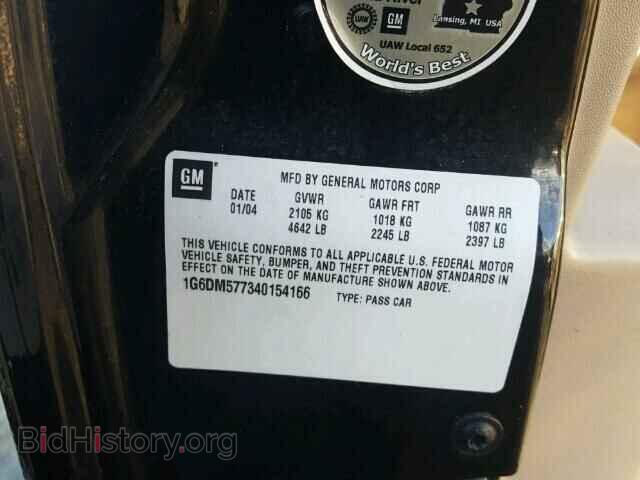 2004 CADILLAC CTS - VIN: 1G6DM577340154166 - Фото 10