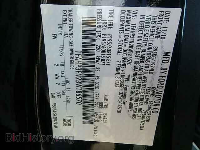 2011 FORD FOCUS - VIN: 1FAHP3FN2BW186570 - Фото 10