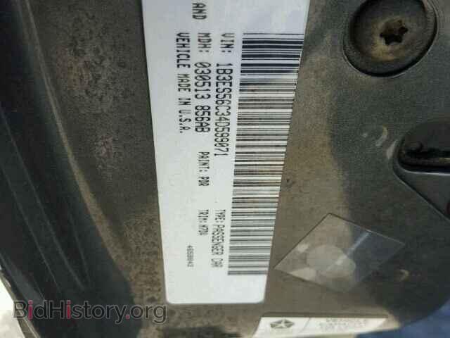 2004 DODGE NEON - VIN: 1B3ES56C34D599071 - Фото 10