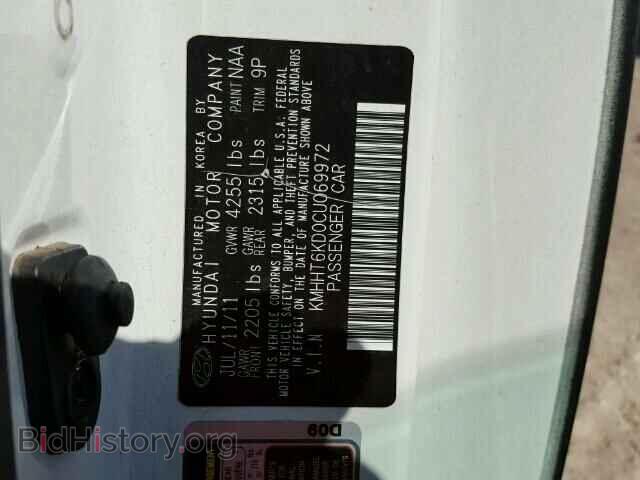 2012 HYUNDAI GENESIS - VIN: KMHHT6KD0CU069972 - Фото 10