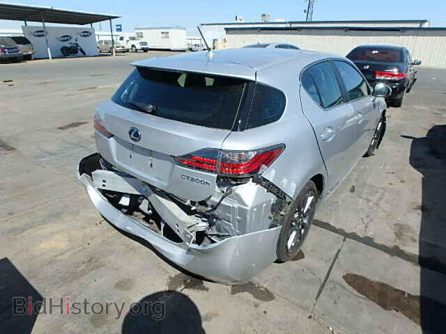 2012 LEXUS CT 200 - VIN: JTHKD5BH7C2114565 - Фото 4