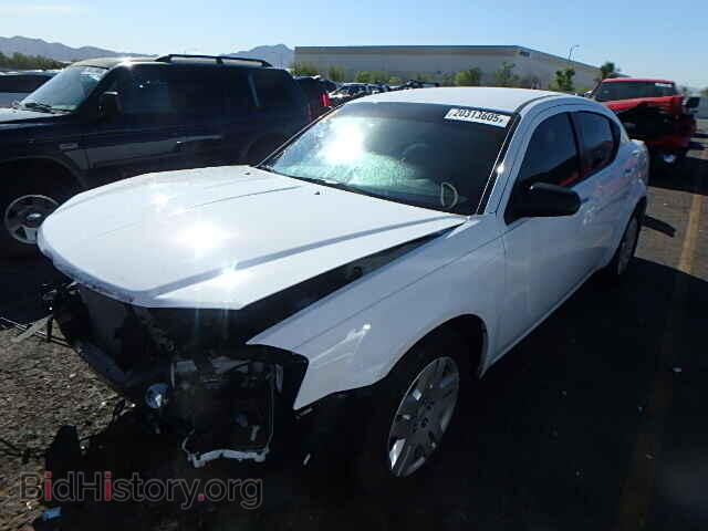 2014 DODGE AVENGER - VIN: 1C3CDZAG6EN173148 - Фото 2