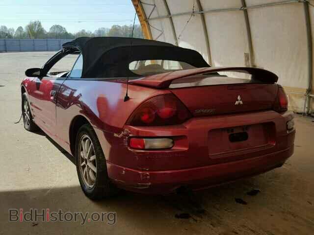 2002 MITSUBISHI ECLIPSE - VIN: 4A3AE45G82E102328 - Фото 3