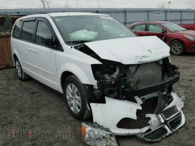 2014 Dodge CARAVAN Grand Cara, white — VIN 2C4RDGBG1ER415114, Copart