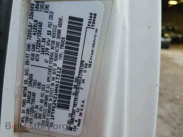 1998 FORD ECONOLINE - VIN: 1FTPE2421WHA17312 - Фото 10