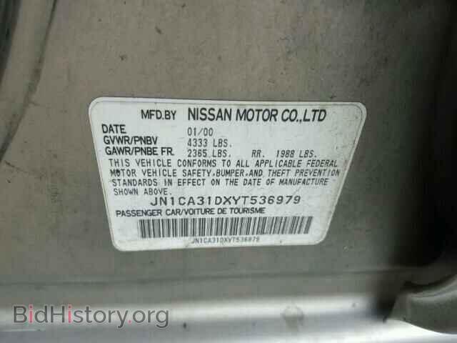 2000 NISSAN MAXIMA - VIN: JN1CA31DXYT536979 - Фото 10