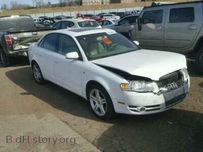 2007 Audi A4 A4 2.0T QU, white — VIN WAUDF78EX7A217422, Copart