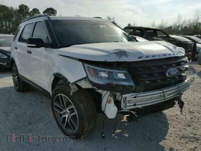 2016 Ford EXPLORER EXPLORER S, white — VIN 1FM5K8GT4GGD01303, Copart