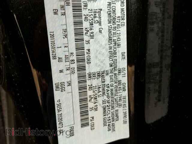 2012 FORD FOCUS - VIN: 1FAHP3F21CL157408 - Фото 10