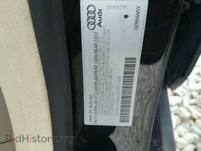 2002 AUDI A4 - VIN: WAULT68E62A091308 - Photo 10