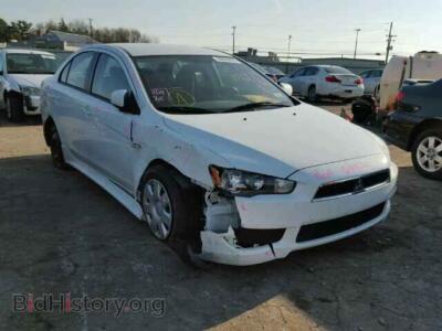 2011 Mitsubishi LANCER Lancer ES/, white — VIN JA32U2FU2BU009599, Copart