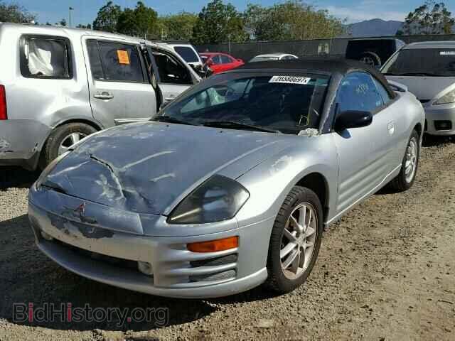 2001 MITSUBISHI ECLIPSE - VIN: 4A3AE35G51E004107 - Фото 2