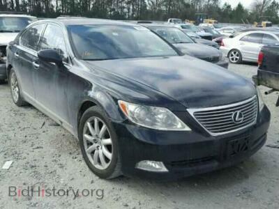 2008 Lexus LS460 LS 460, черный — VIN JTHBL46F585058122, Copart