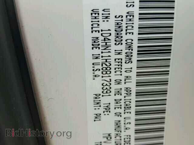 2008 DODGE CARAVAN - VIN: 1D4HN11H28B173391 - Фото 10
