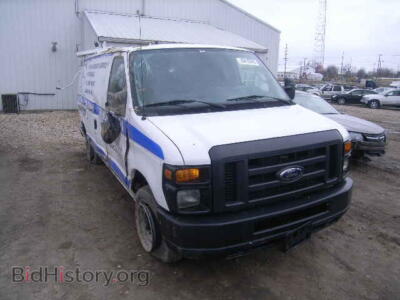 2010 Ford ECONOLINE, белый — VIN 1FTNE1EW7ADA95855, Copart