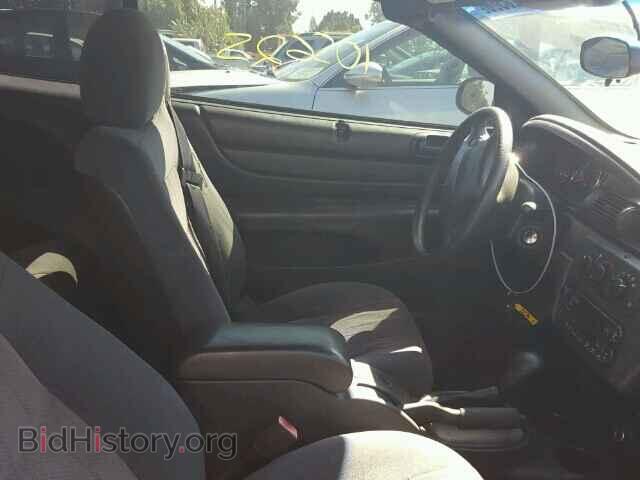 2004 CHRYSLER SEBRING - VIN: 1C3EL45X94N161535 - Фото 5
