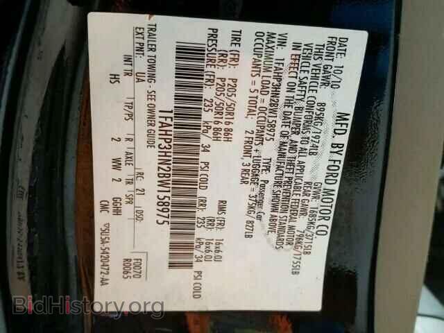 2011 FORD FOCUS - VIN: 1FAHP3HN2BW158975 - Фото 10