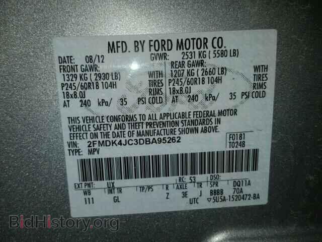 2013 FORD EDGE - VIN: 2FMDK4JC3DBA95262 - Photo 10