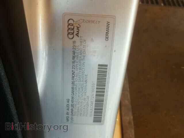 2002 AUDI A4 - VIN: WAULC68E72A166551 - Фото 10