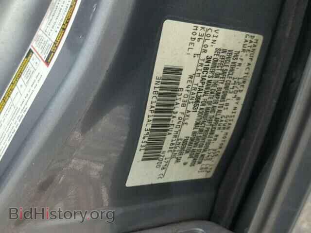 2010 NISSAN VERSA - VIN: 3N1BC1AP1AL396531 - Фото 10