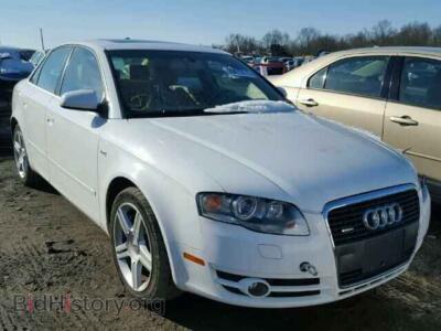 2007 Audi A4 A4 2.0T QU, white — VIN WAUDF78EX7A010481, Copart