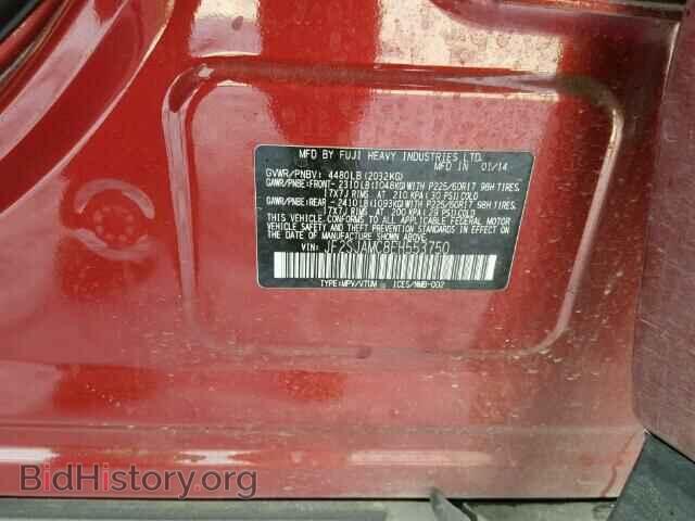 2014 SUBARU FORESTER - VIN: JF2SJAMC8EH553750 - Photo 10