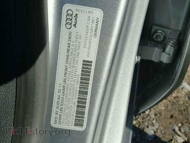 2012 AUDI A7 - VIN: WAUSGAFC0CN001987 - Фото 10