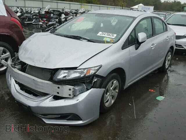 2013 HONDA CIVIC - VIN: 2HGFB2F50DH518521 - Фото 2