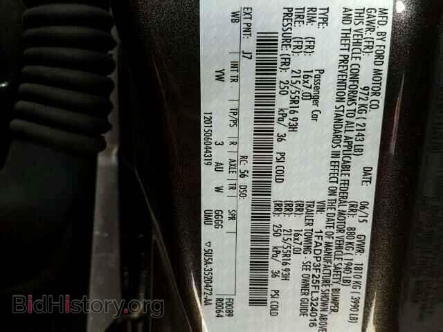 2015 FORD FOCUS - VIN: 1FADP3F25FL324016 - Фото 10