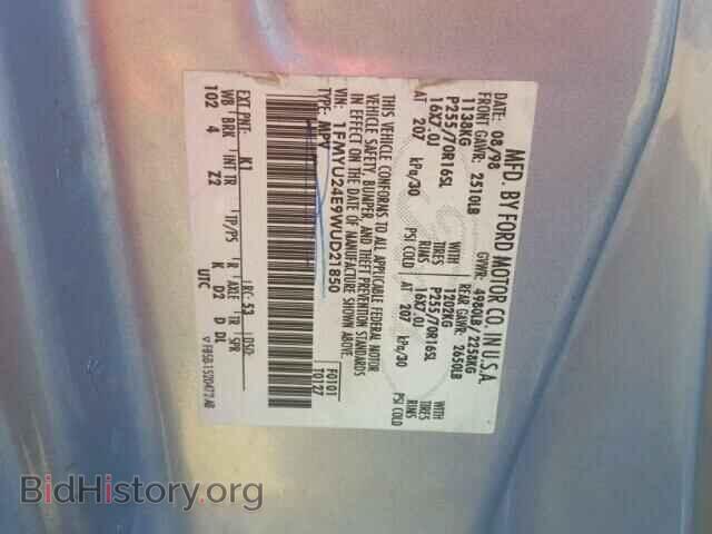 1998 FORD EXPLORER - VIN: 1FMYU24E9WUD21850 - Photo 10