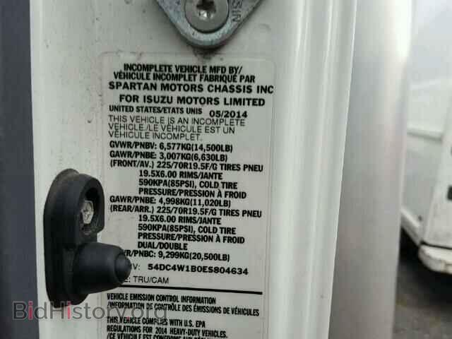 2014 ISUZU NPR - VIN: 54DC4W1B0ES804634 - Фото 10