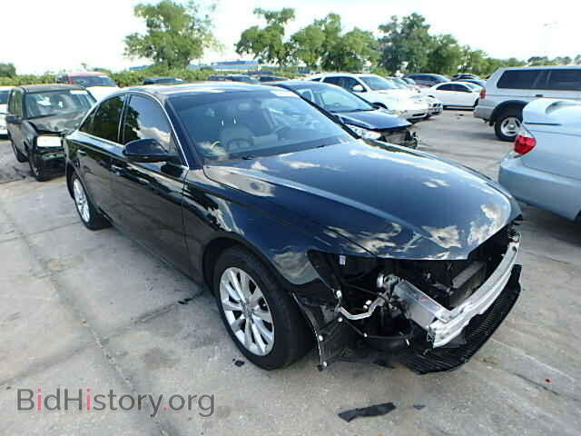 2012 Audi A6 A6 Premium (VIN WAUCFAFC5CN078801) — фото 1 из 10, Copart, повреждение: передняя часть
