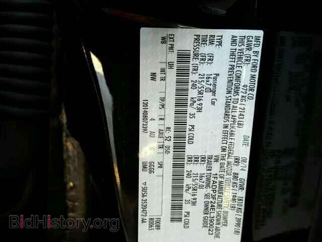 2014 FORD FOCUS - VIN: 1FADP3F24EL390023 - Photo 10