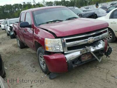 2007 Chevrolet SILVERADO, бордовый — VIN 2GCEC13CX71565699, Copart