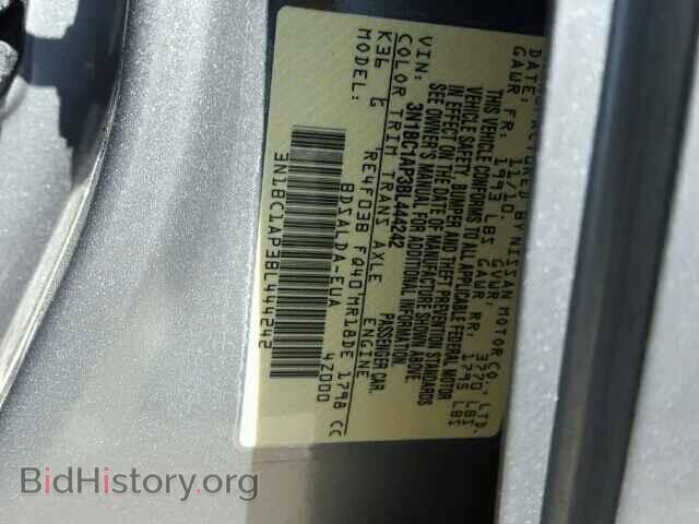 2011 NISSAN VERSA - VIN: 3N1BC1AP3BL444242 - Фото 10